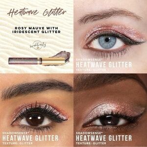 NWT. SENEGENCE LipSense ShadowSense Heatwave Glitter Eyeshadow